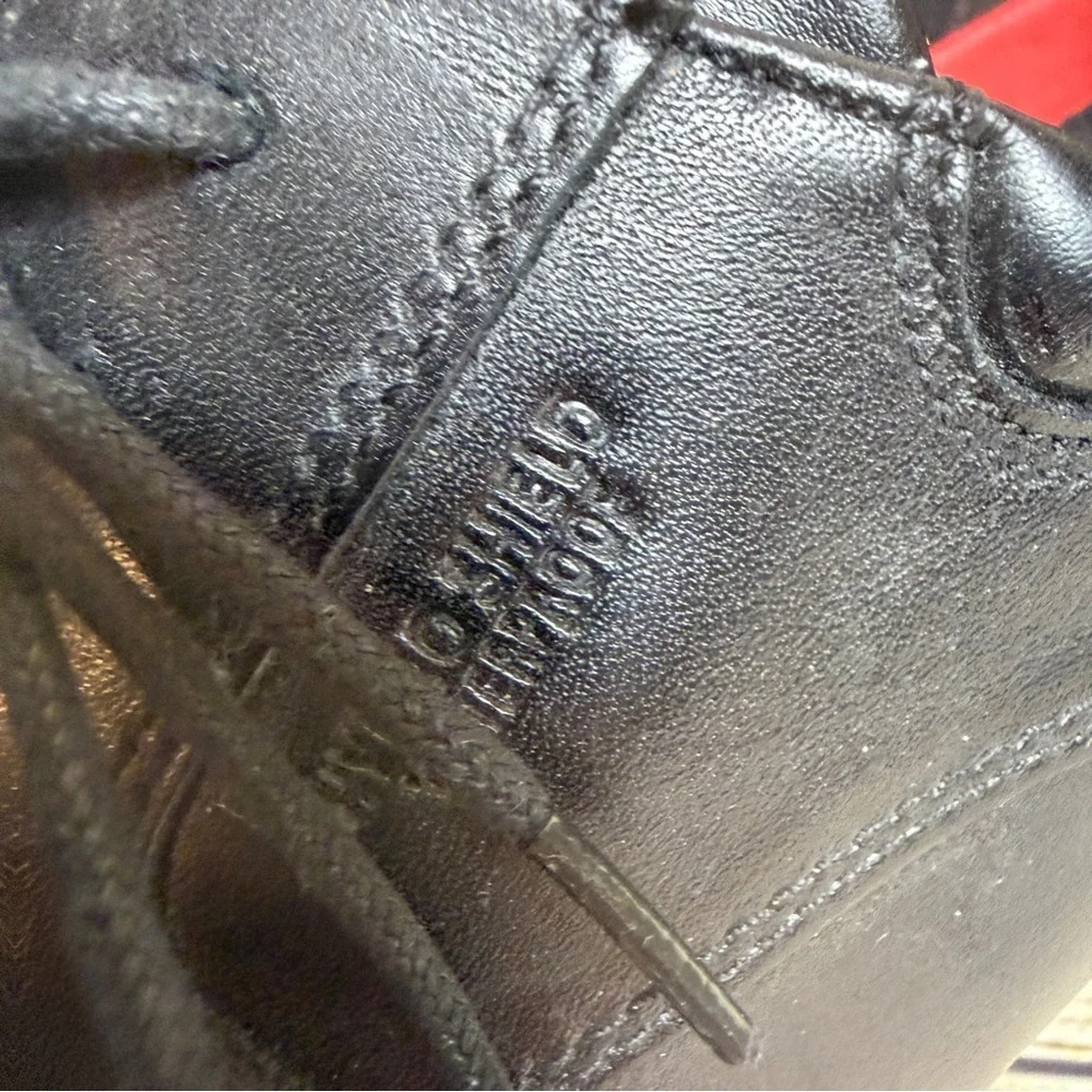 Rockport Essential Details Waterproof Cap-Toe Oxford. Black leather. Size 11.5